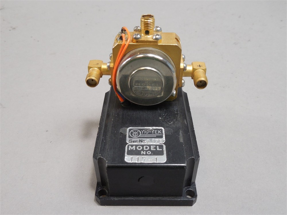 YIG-TEK Microwave Filter Model 117-1 - USED