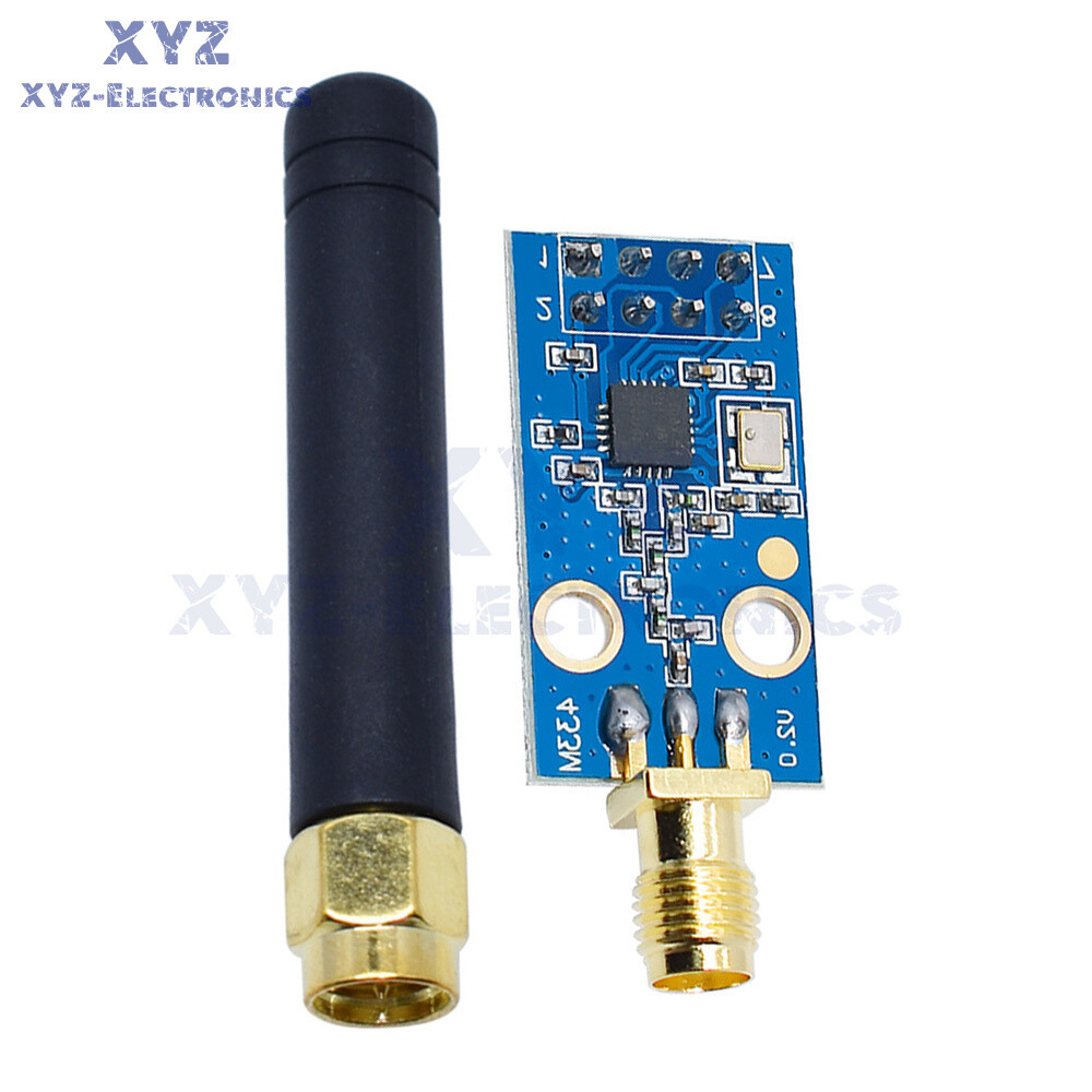 CC1101 Wireless Module With Antenna Wireless Transceiver Module SPI For 433MHz