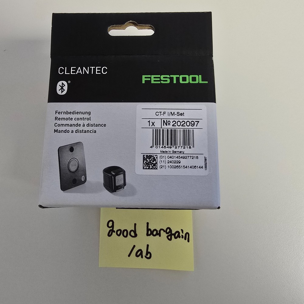 Festool 202097 Bluetooth Remote Control Set for CT 26, 36, and 48 Dust Extractor