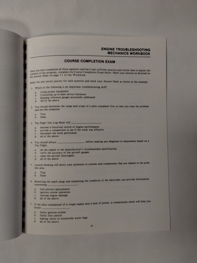 Continental The Professional Mechanics Training Program Engine Troubleshooting