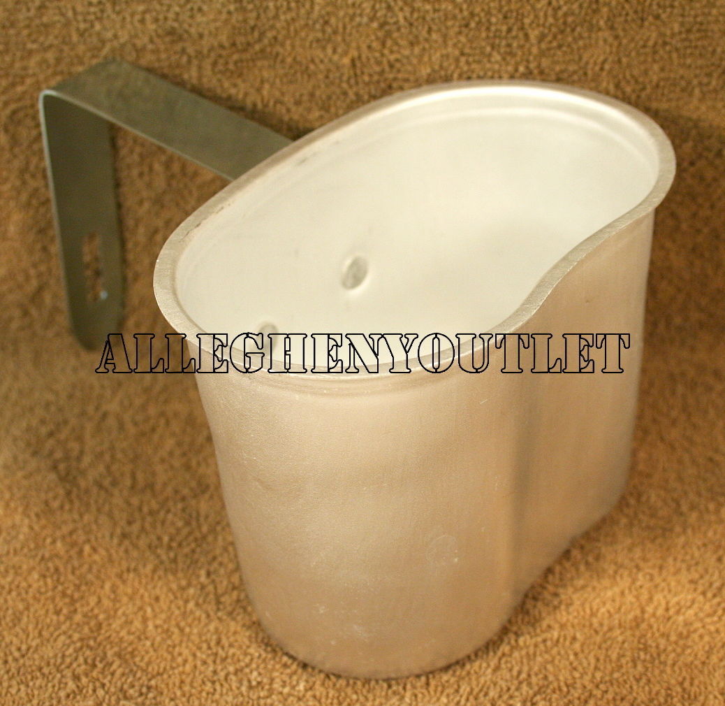 A G.I. Military Style Aluminum 1 Quart Canteen Cup 513 Rothco