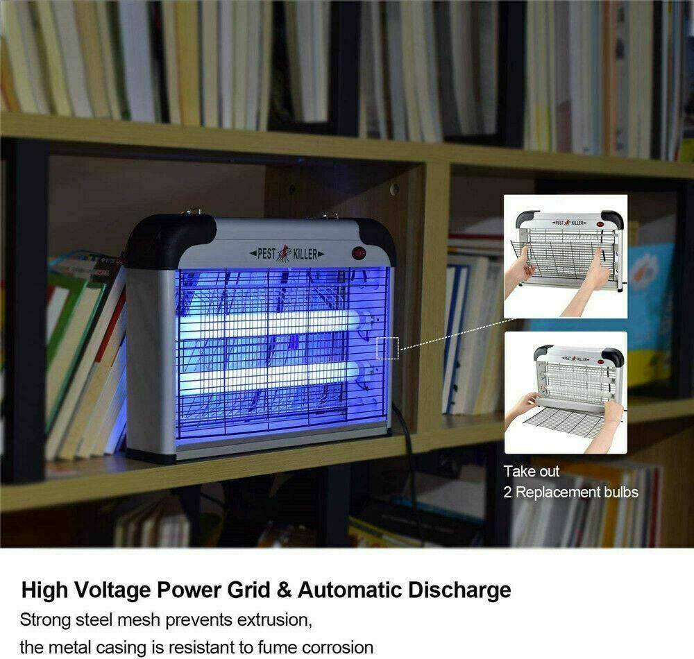 Lamp Insect Killer Mosquito Zapper Bug Pest Fly Trap Electric Indoor Light Lawn