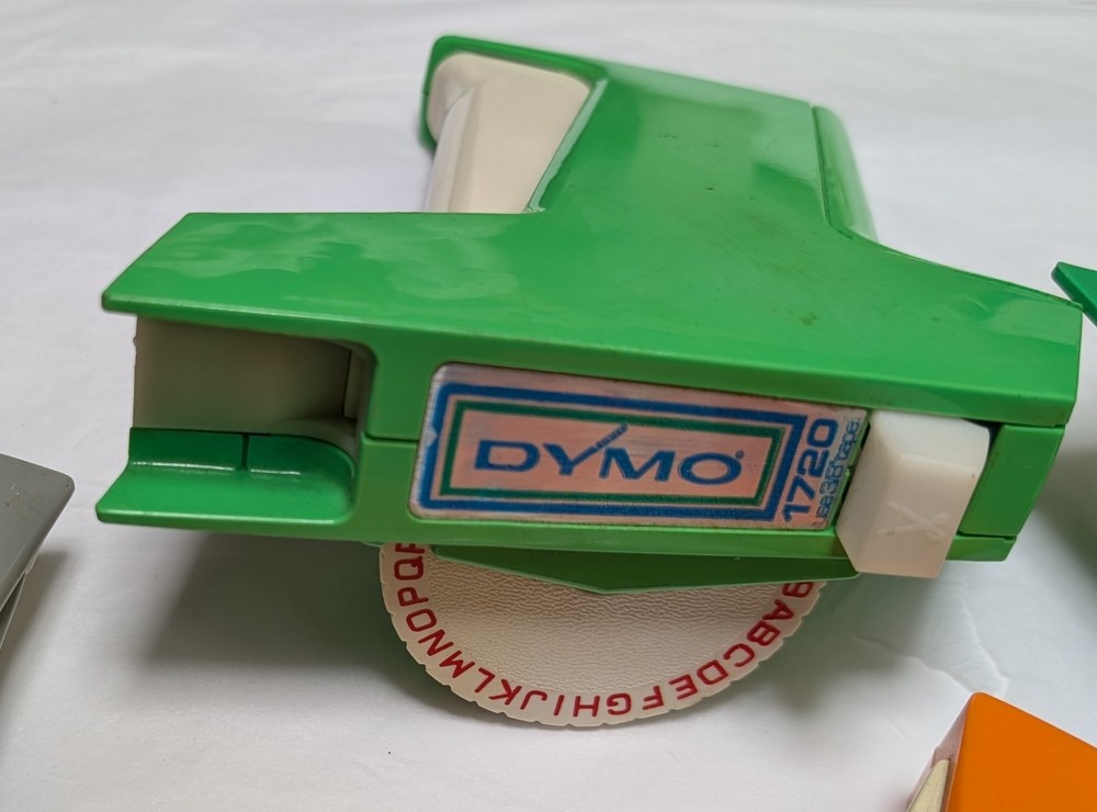 Lot(6) Vintage Assorted Dymo Label Makers