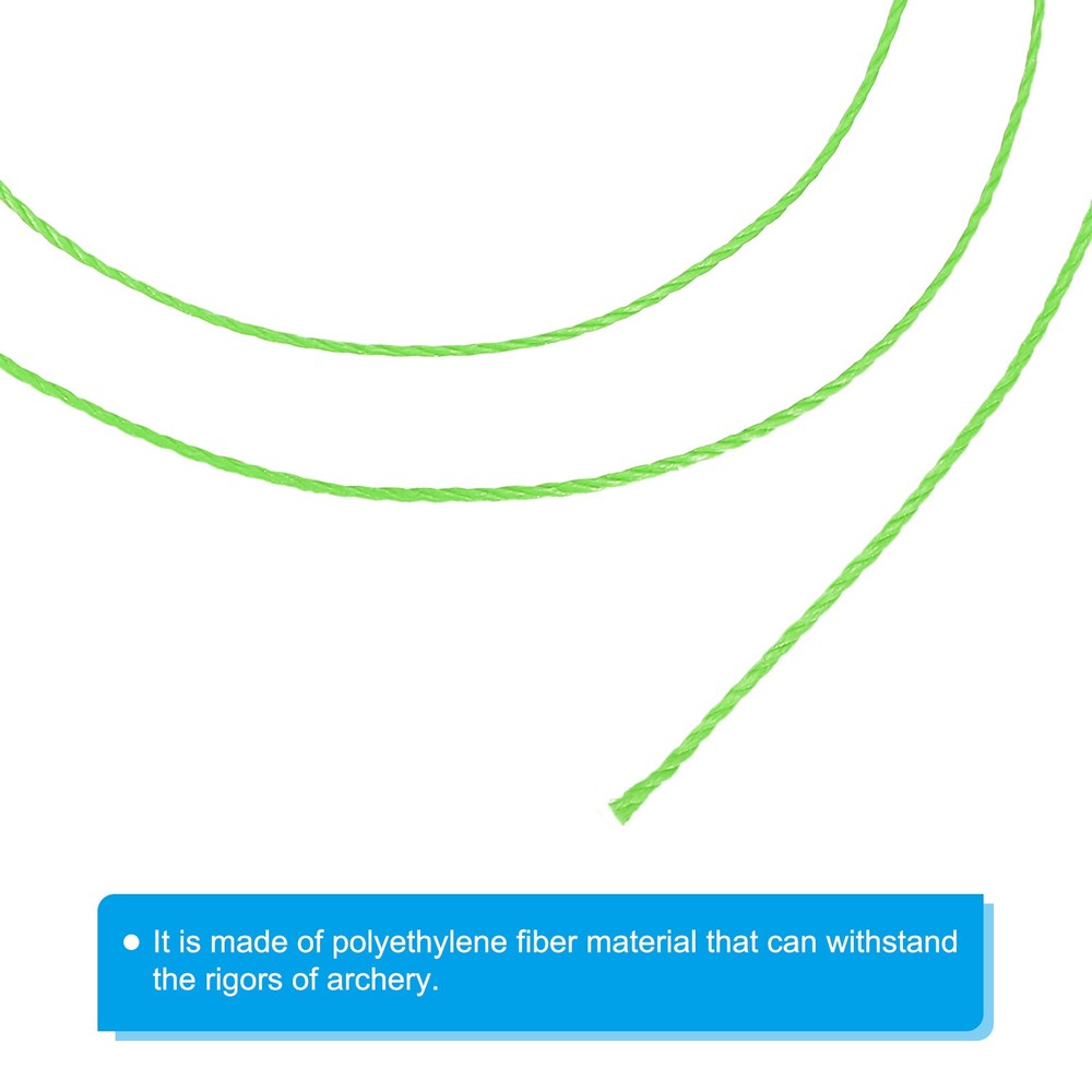 Archery Bow String Serving Thread 0.02" Dia Bowstring Thread Grass Green