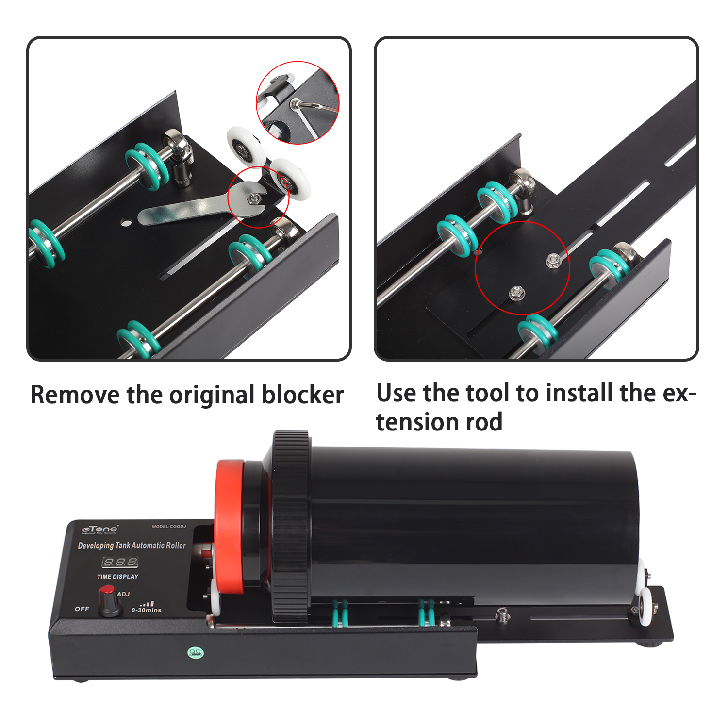 Automatic Darkroom Film Processor Machine For Jobo 1520 2509 AP Developing Tank