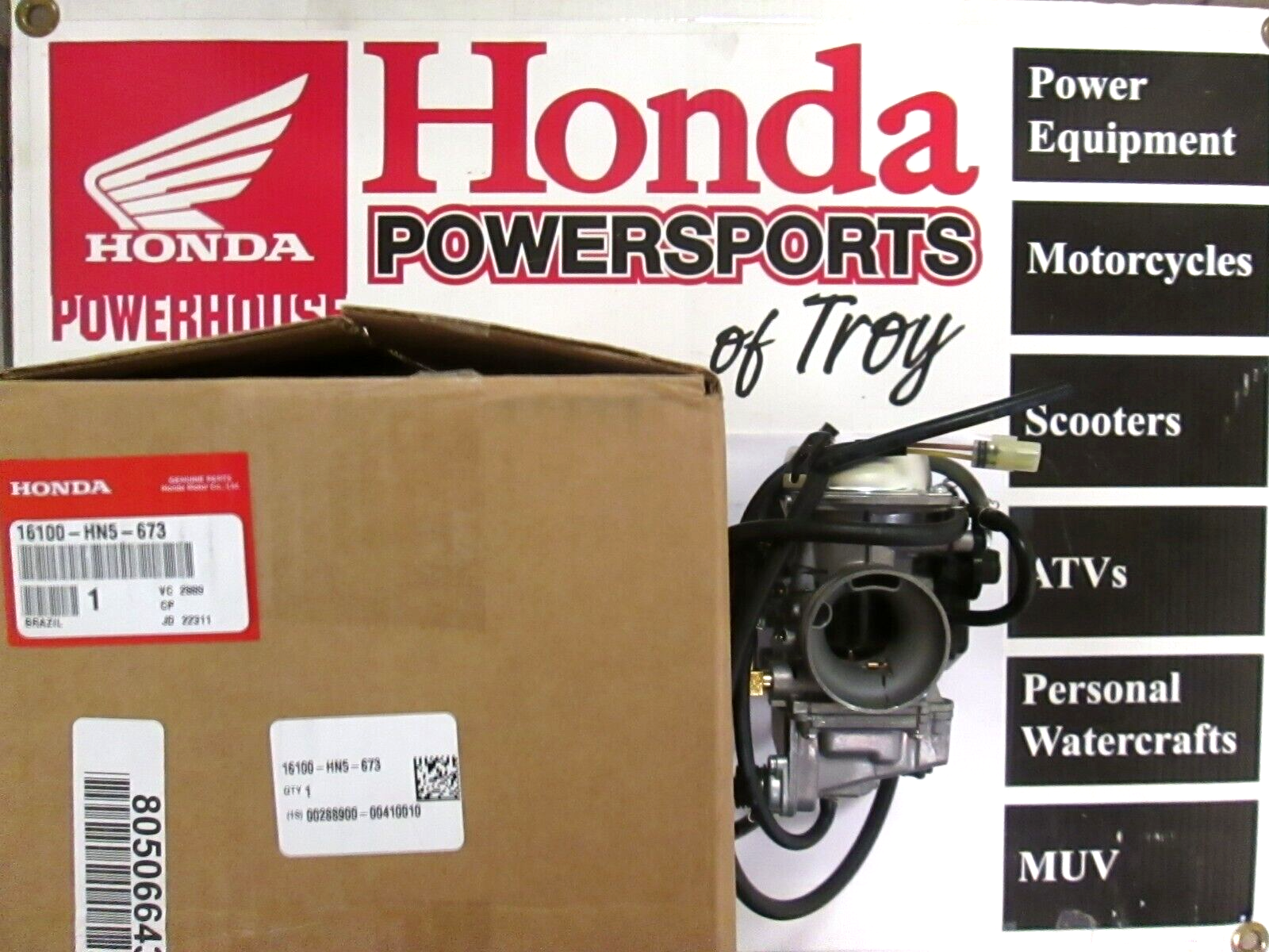 GENUINE HONDA OEM CARBURETOR 2000-03 TRX350FM FE TM TE RANCHER 16100-HN5-673 *