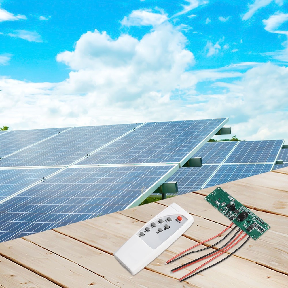 Wired and Wireless Compatible Solar Light Control Board with Motion Sensor