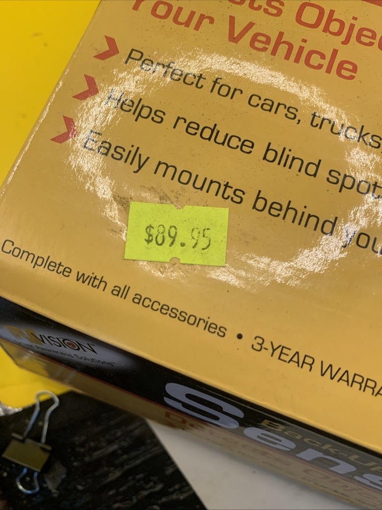 Backup Sensor Systems Detects Behind You. Important Regular $89.95