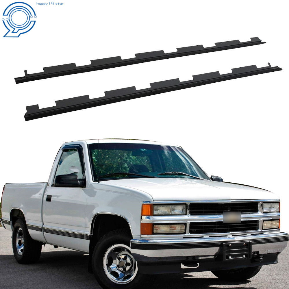 For Chevy GMC 88-99 Pickup Truck Outer Front Window Sweep Weatherstrip Seal Pair