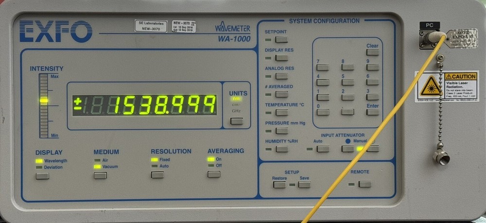 Burleigh WA-1000 Wavemeter NIR Version