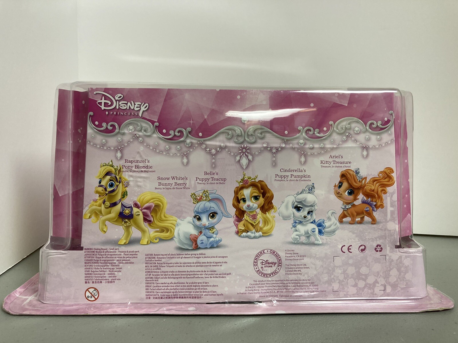 Disney Store Palace Pets 10 Piece Figurine Playset - NEW
