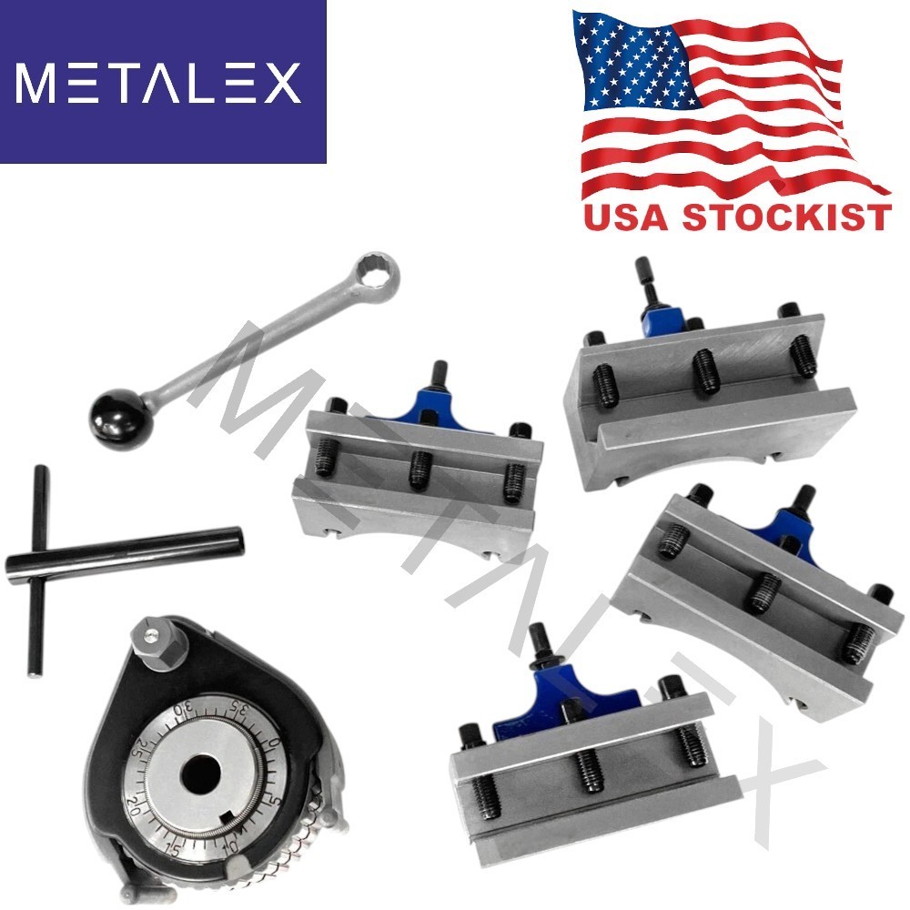 A1 40Position Quick Change Tool Post Kit For 150-300mm Lathe 6"-12" Multifix A