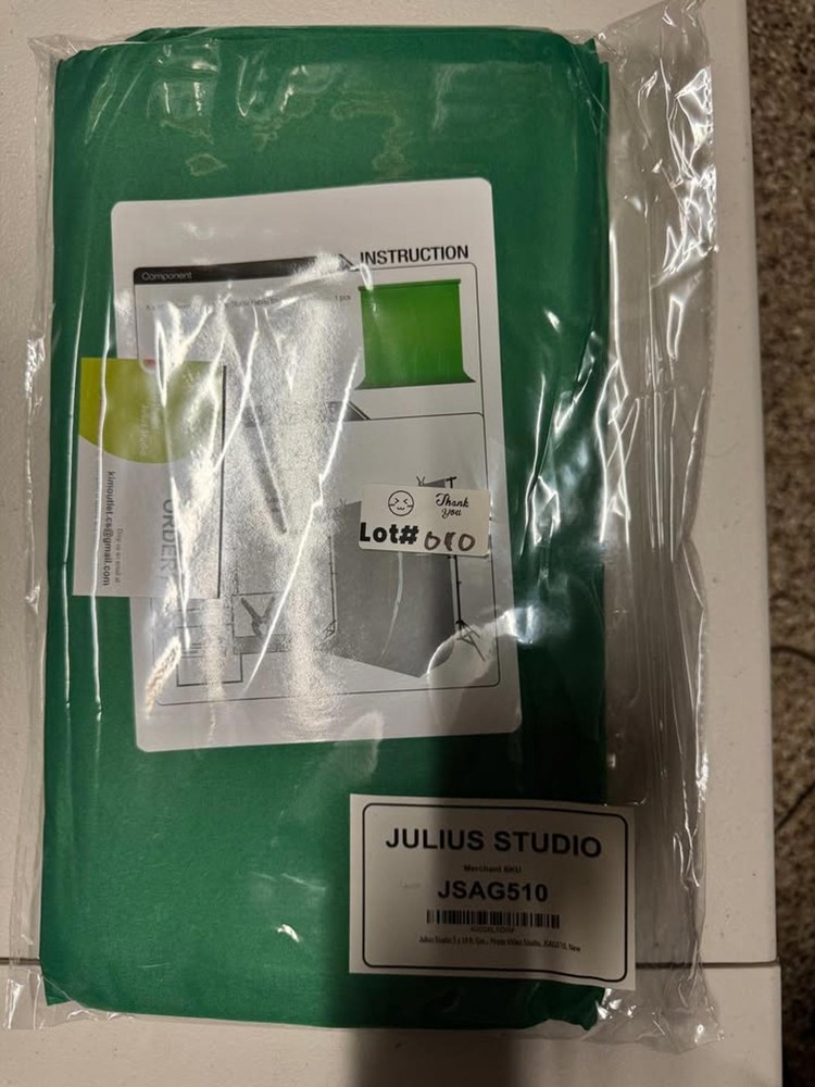 Green Julius Studio Backdrop Cloth JSAG510