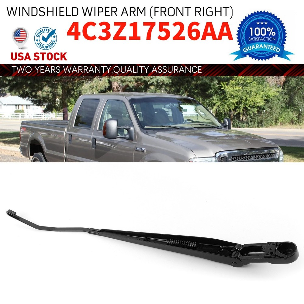 1Pc Durable 4C3Z17527AA Windshield Wiper Front Arm For 2000-2005 Ford Excursion