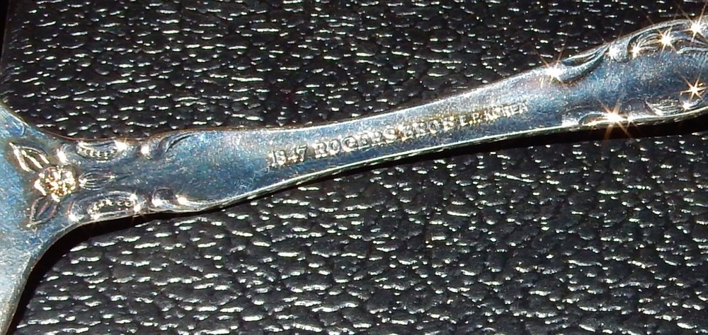 1847 Rogers Bros Serving Pieces Silverplate Spoons & Fork