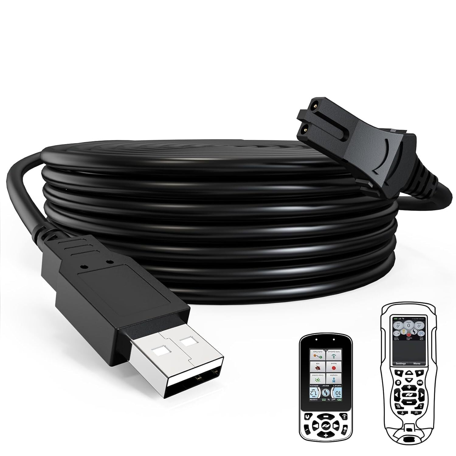 for Minn Kota i-Pilot Link Remote Control USB Charger Charging Cable 1866460