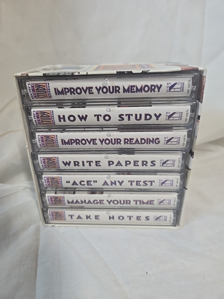 Ron Fry's How to Study Program 6- Audio Cassette Tapes Study Course