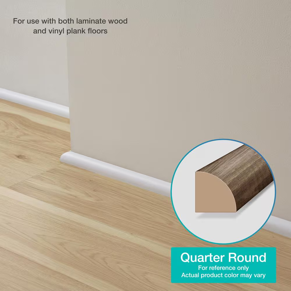 Teak Trail 0.62 In. T X 0.75 In. W X 94.5 In. L Quarter round Molding