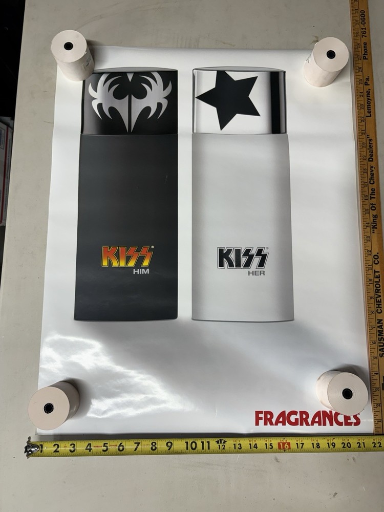 KISS Band Perfume Cologne Poster Cool Advertising