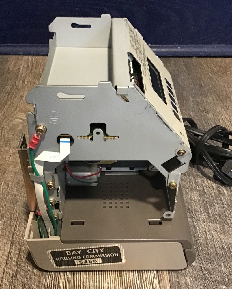 Patriot Simplex Model 1602 Wall Mount Digital Employee Time Clock Working Japan