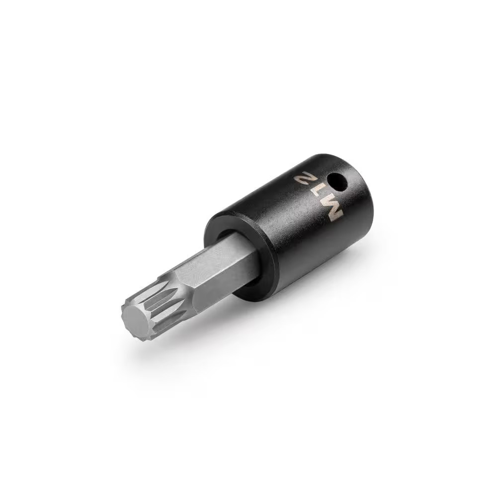 1/2 In. Drive X M12 Triple Square Impact Bit Socket