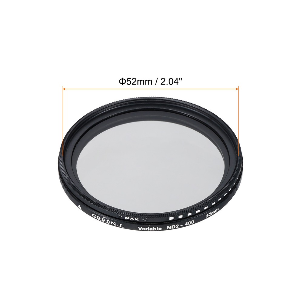 ND2-400 Lens Filter Variable Neutral Density Lens Filter 52mm