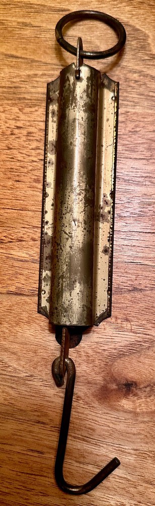 Vintage Utility Brand 50 Pound Spring Scale