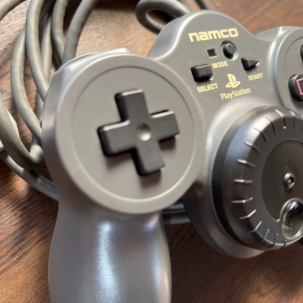 PS Controller JOGCON Jog Con Namco NPC-105 Control Pad For Playstation PS1