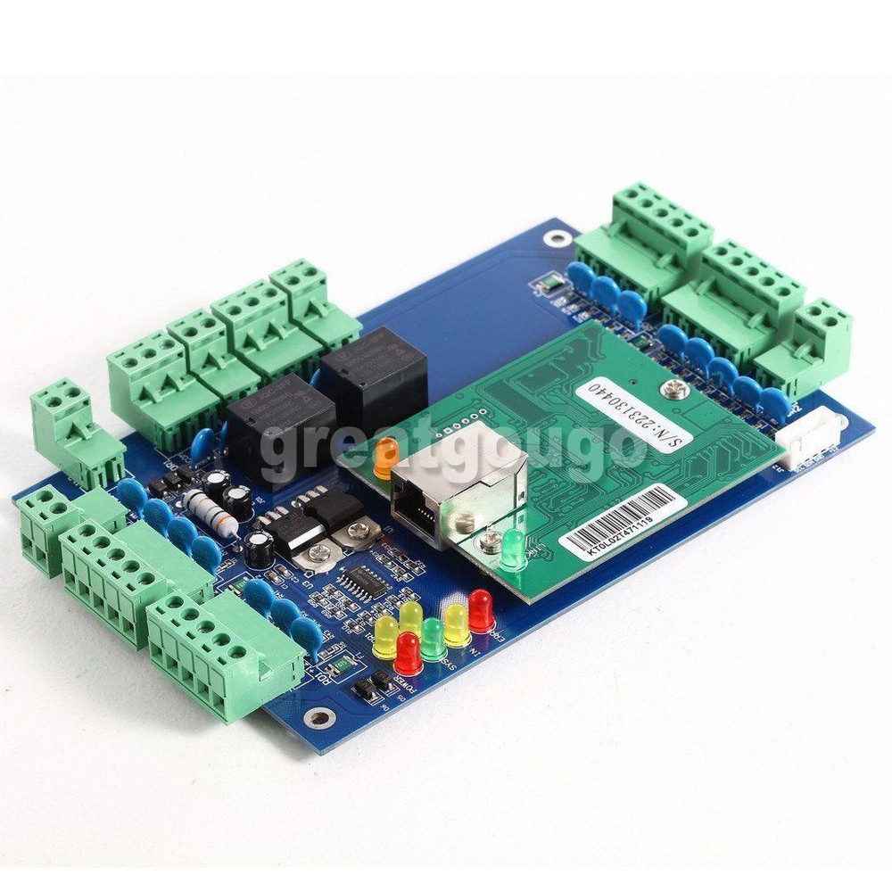 TCP/IP Network Wiegand 26 Entry Attendance Access Panel Control Board For 2 Door