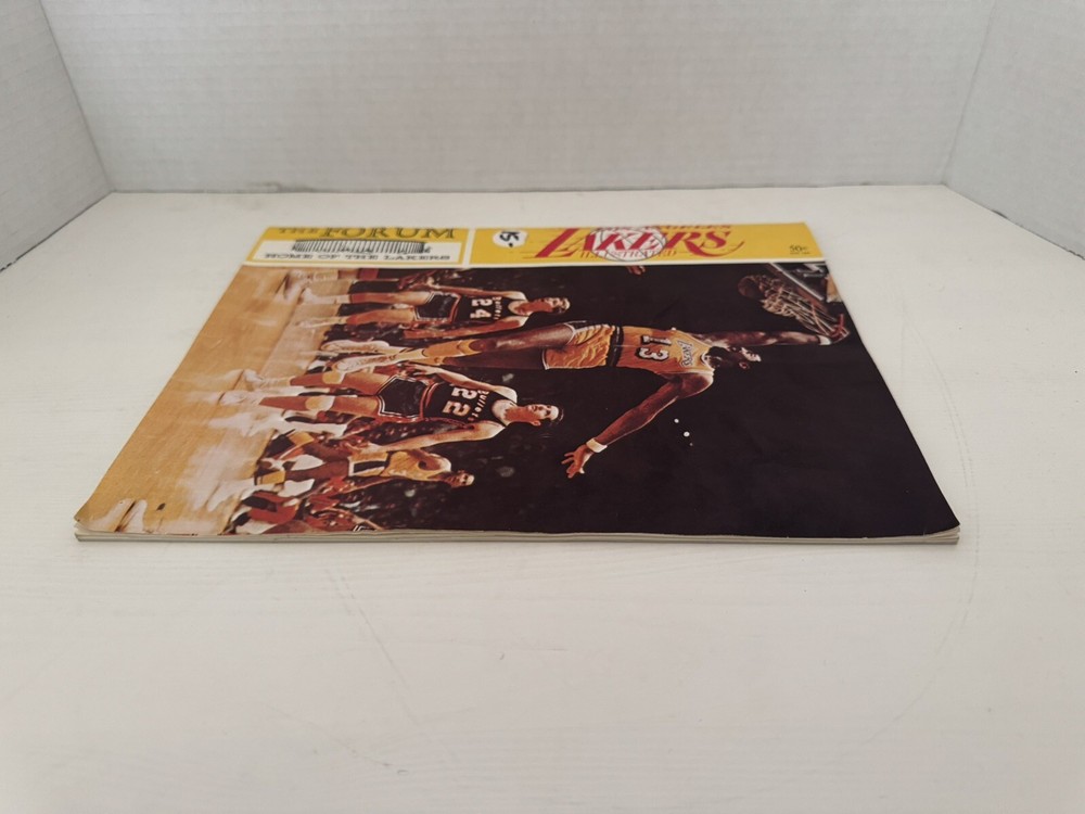 NBA Finals Celtics at Lakers Basketball Program 1969 Great Condition