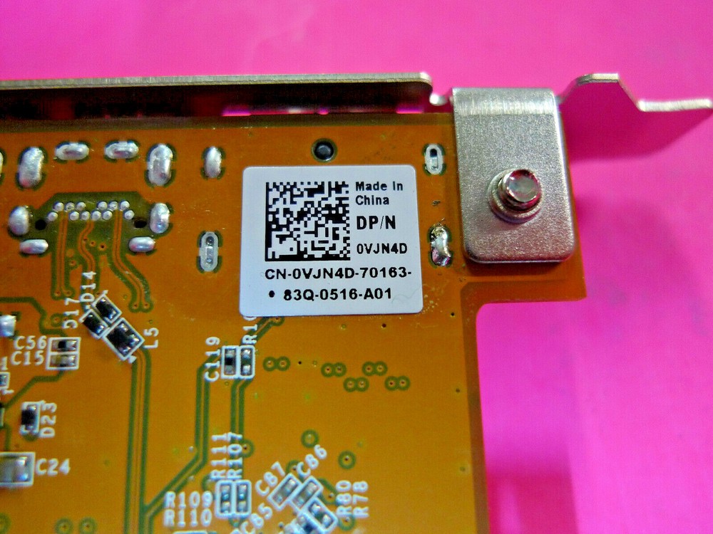 GENUINE Dell Input DP & Output Dual Mini DP PCI-E Controller Card VJN4D
