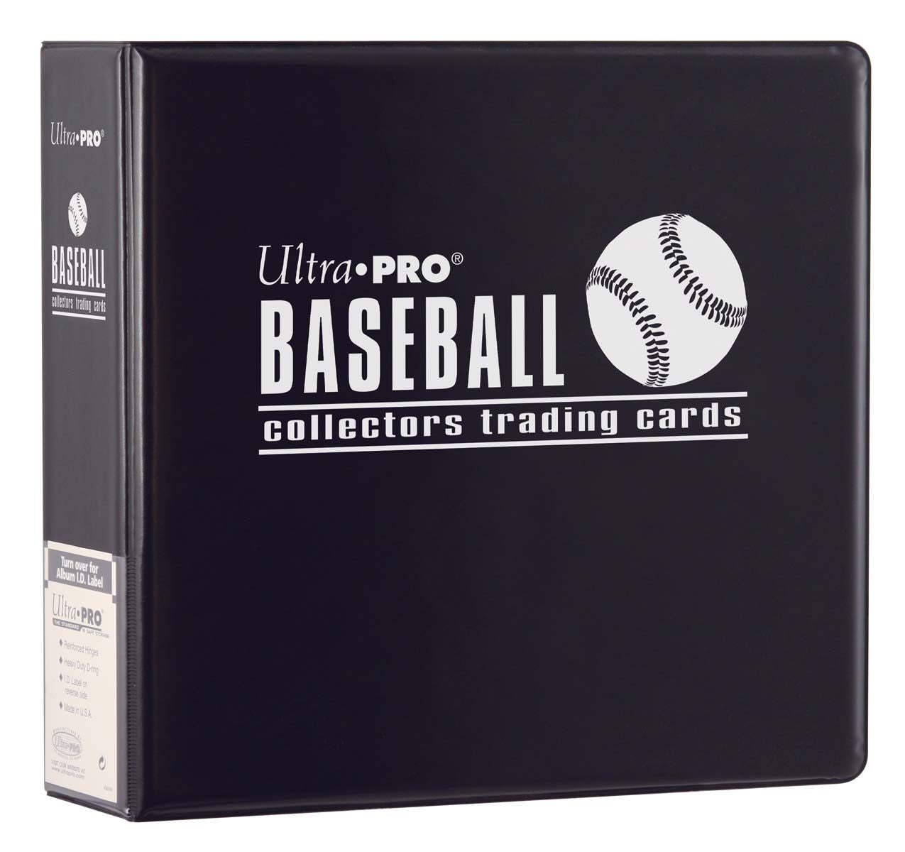 Ultra PRO 3 Inch Baseball Trading Card Premium Album For Standard 3 Hole Pages