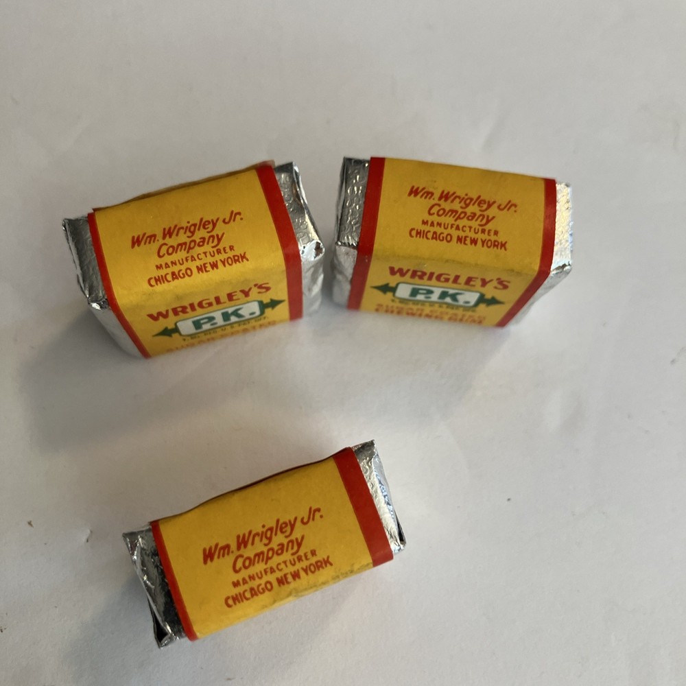 Wrigleys PK Chewing Gum Foil Wrapper