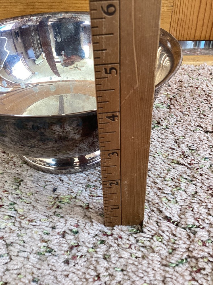 A Gotham Silver Original Footed Bowl 8” Wide