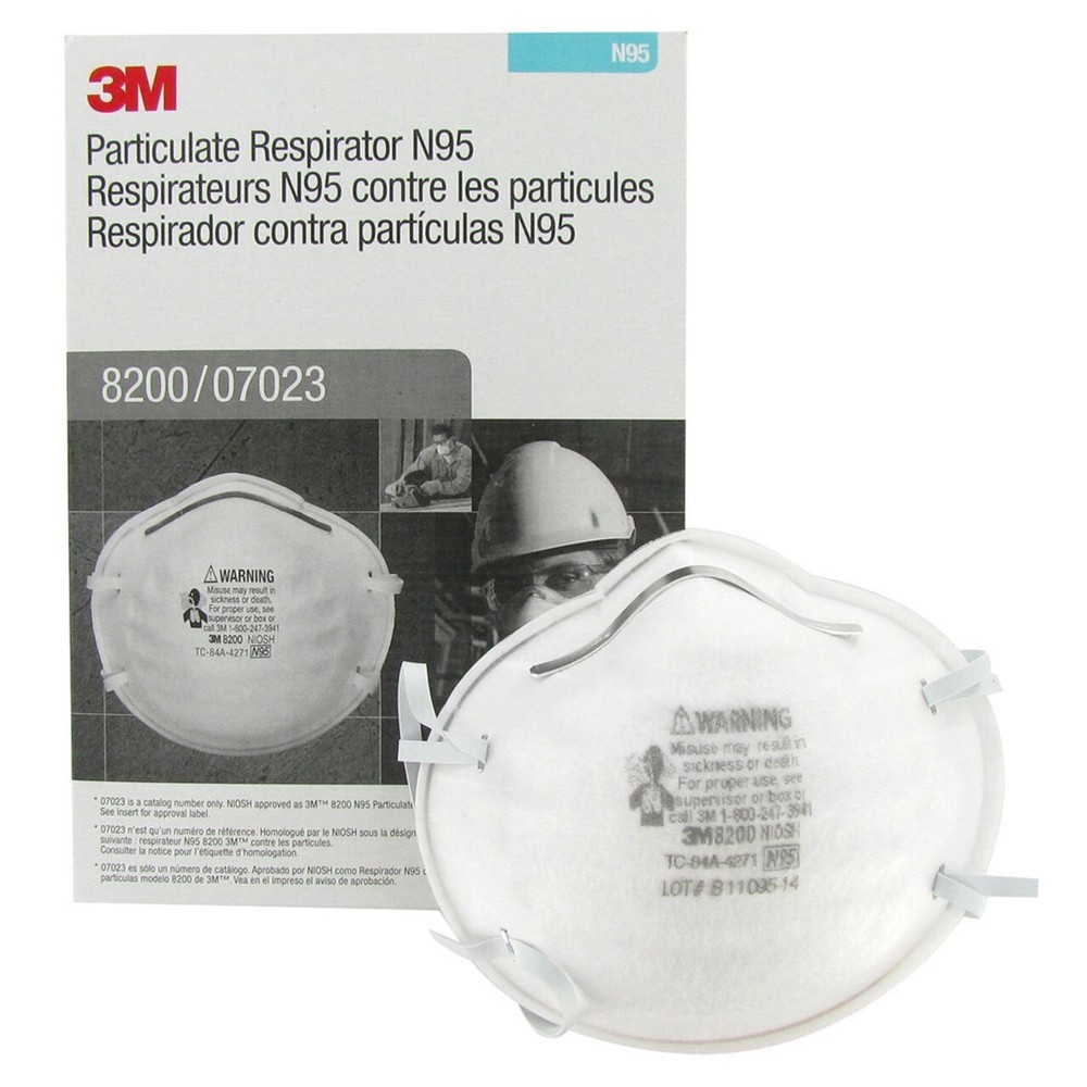 3M 8200 Particulate Respirator - 20 Per Box