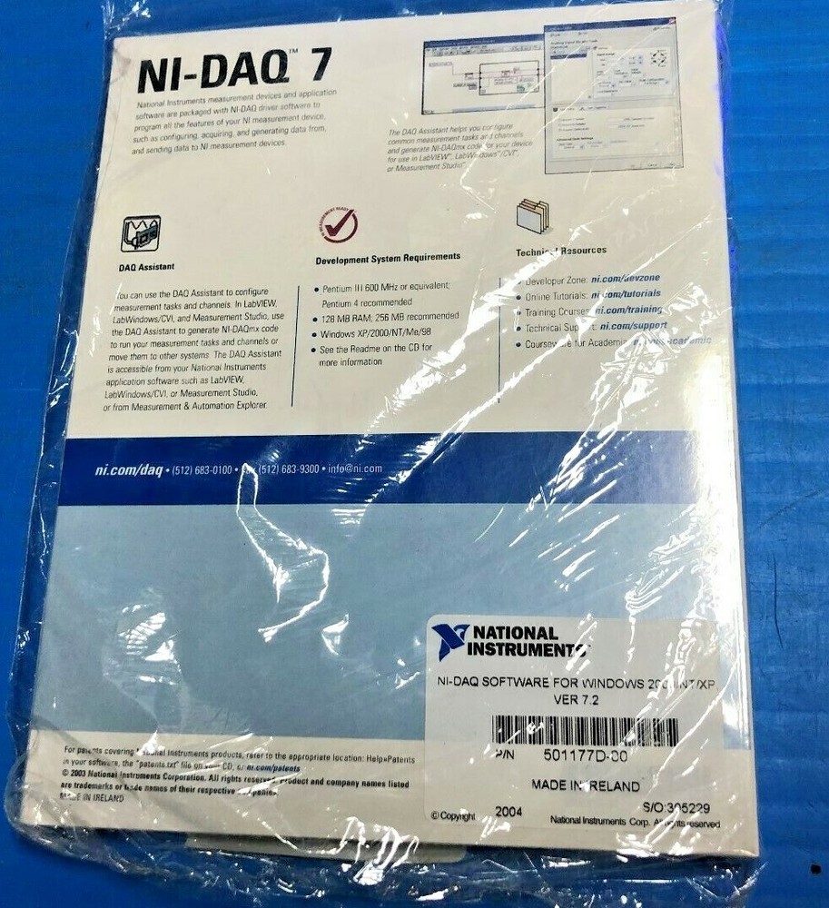 NI National Instruments Switch Documentation and SW Combo Kit 778837C-030