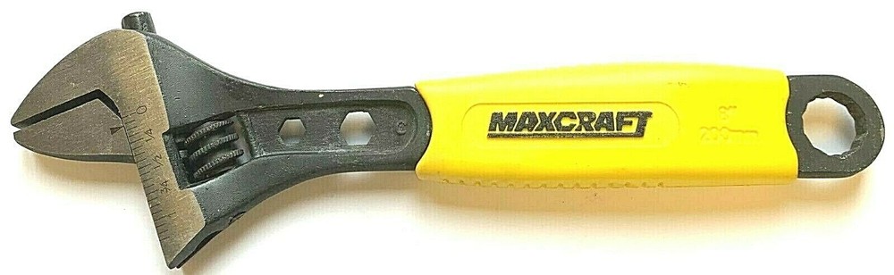 MAXCRAFT 8" ADJUSTABLE WRENCH #62304 - NEW!