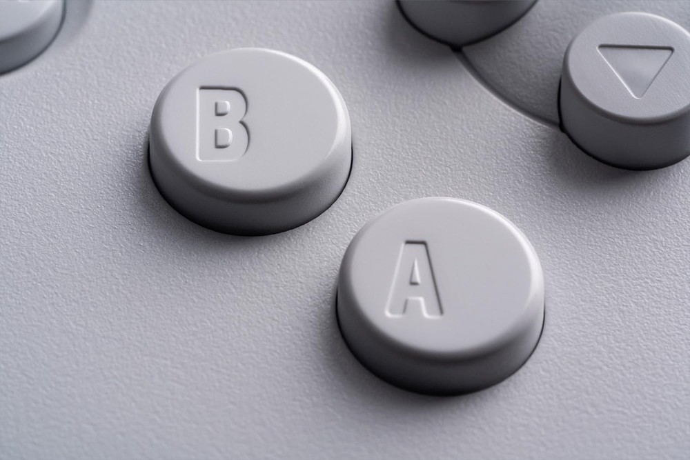 8BitDo 64 Bluetooth Controller for Analogue 3D, Switch, Switch 2, White