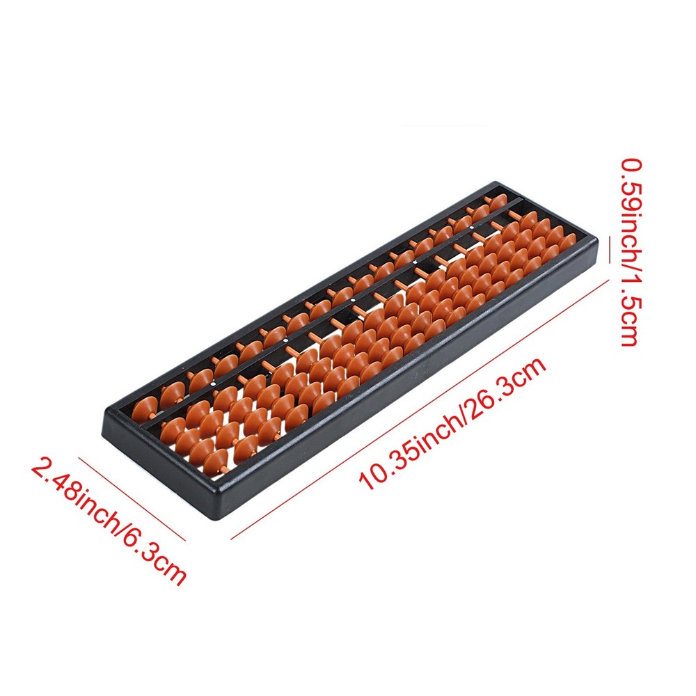 Plastic Abacus Arithmetic Abacus Kids Calculation Tool 17 digits Z4K82485