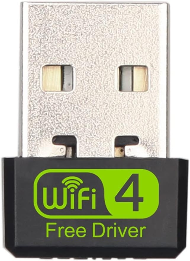 150Mbps Mini Wireless USB WiFi Adapter - Sleek Design, Free Driver Installation