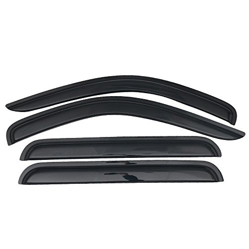Tape On External Window Visor, Compatible with 1998-2004 Dodge Durango,
