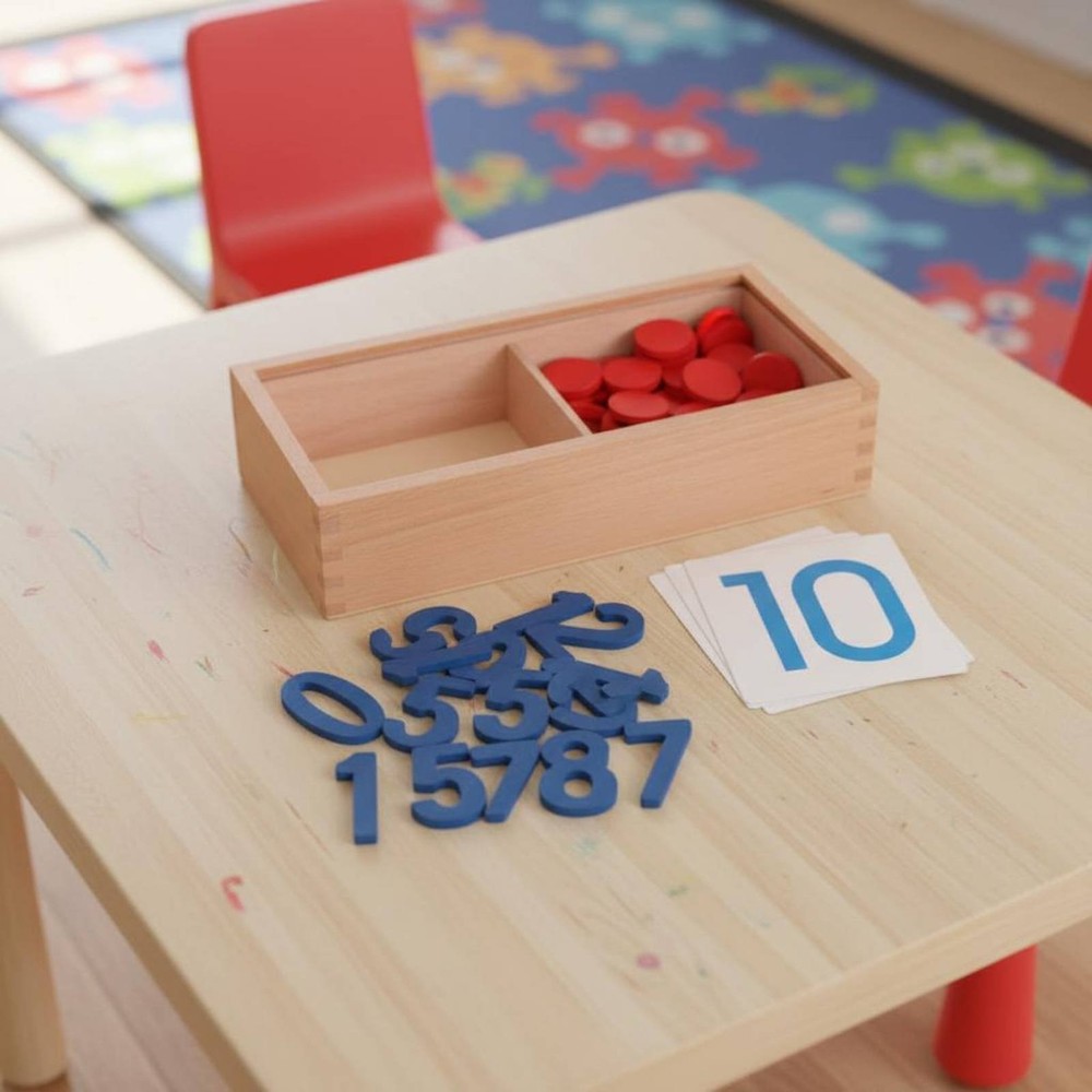 Child-Centered Numbers and Chips Set for Children