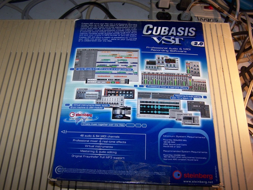 Cubasis VST Audio & MIDI Recording Software for Macintosh V.2.0