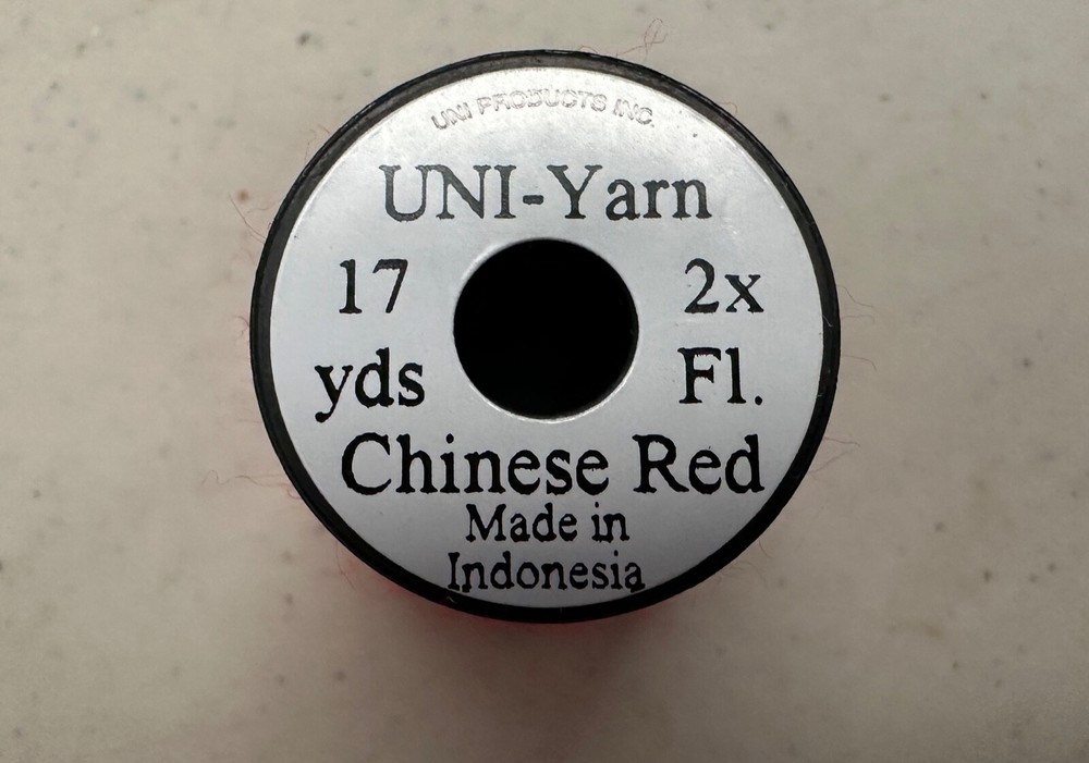 Uni Yarn 17 Yard Spool Chinese Red