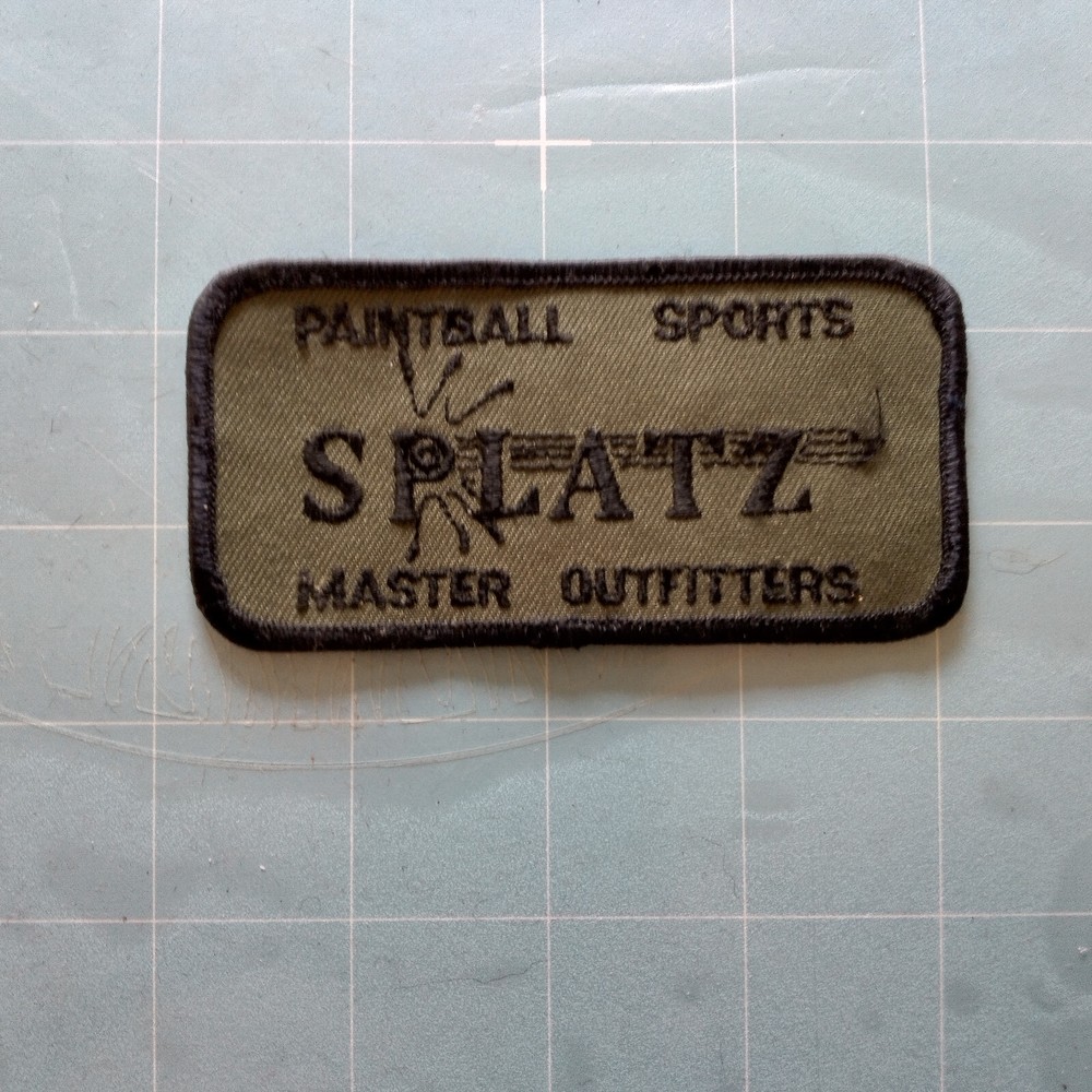 Paintball Sports Splatz Master Outfitters Patch size 4x2