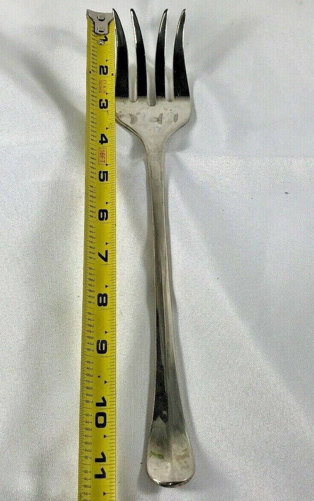 11" International Silver Company Vintage Silver Plated Fork