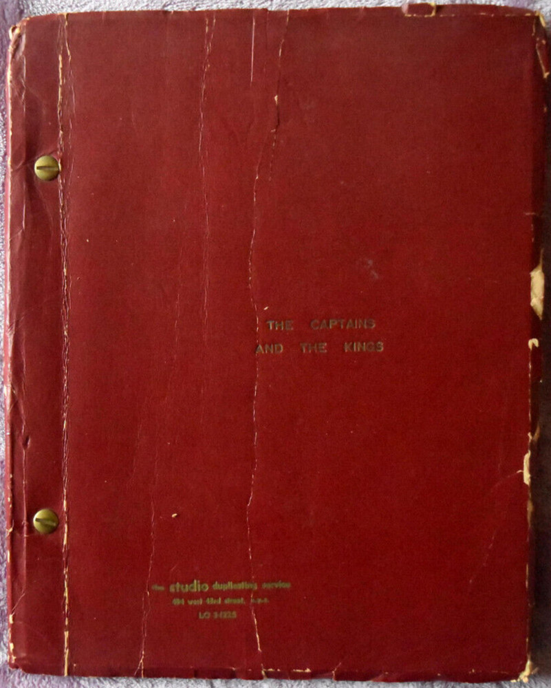 1970s " The Captains and The Kings " Original Screenplay Script