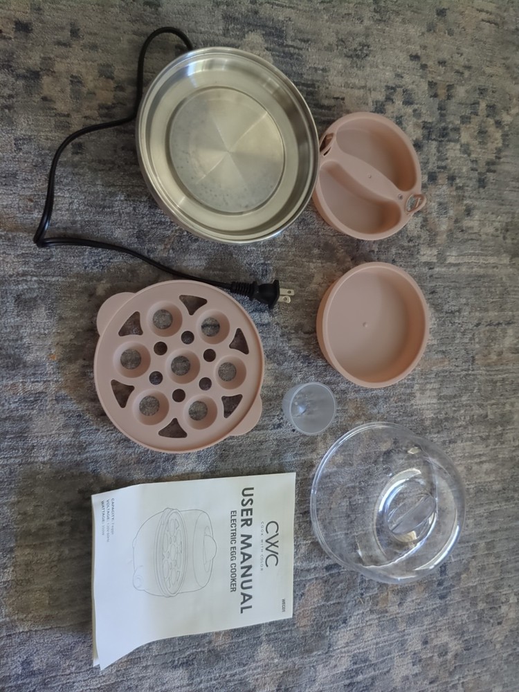 Electric Egg Cooker Cooking With Color