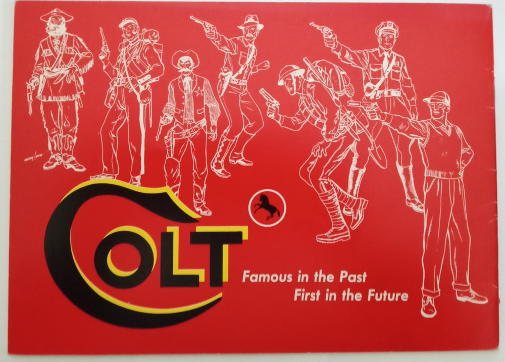 COLT *RARE* 1958 28 PAGE VINTAGE CATALOG SINGLE ACTION ARMY/PYTHON/WOODSMAN