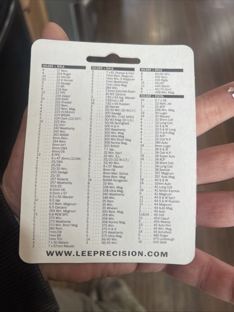 Lee 90020 Lee Precision Auto Prime Shell Holder #20